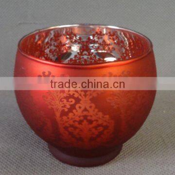 popular design votive glass candle holder BS385-1104