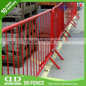 New design pvc coated temporary site safety barriers