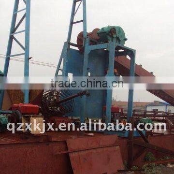 China dismantle bucket chain sand dredger ship for sale