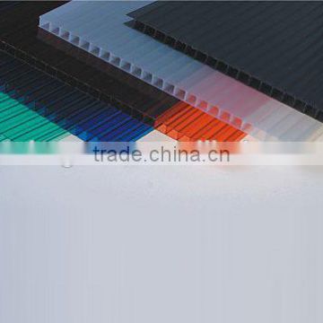 Guangzhou BEGREEN clear twinwall polycarbonate sheet, plastic roofing panels