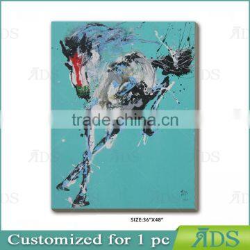 Home Decor Running Horses Painting