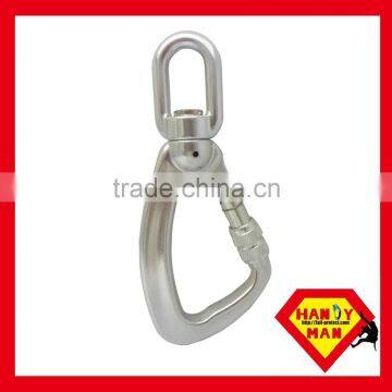 A304KSG Metal Aluminum Swivel Load Snap Screw Lock Hook