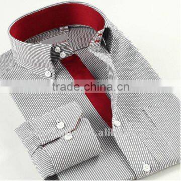 different color in collar stylish men shirt