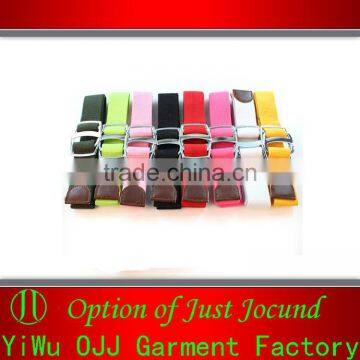 2015 New Fashion Ladies Fashion Solid Woven Yiwu Cotton Belts