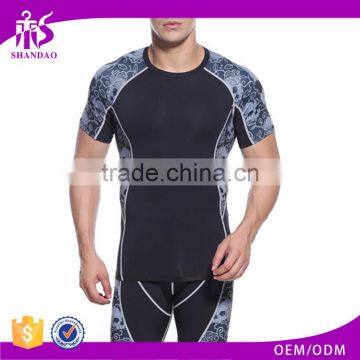 Guangzhou Shandao Running Suit 95% Cotton 5% Spandex Summer Slim Fit Spanish Sportswear Manufacturer