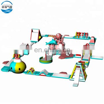 Large Outdoor Obstacle Equipment Inflatable Floating Water Park For water fun park sports equipment