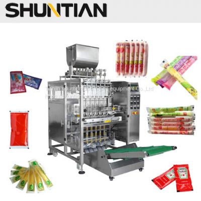 Big dosage paste filling and packing machine