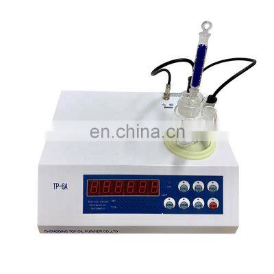 Common Oil laboratory completion oil moisture tester