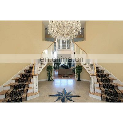 luxury home plans contemporary curved double staircase for sale