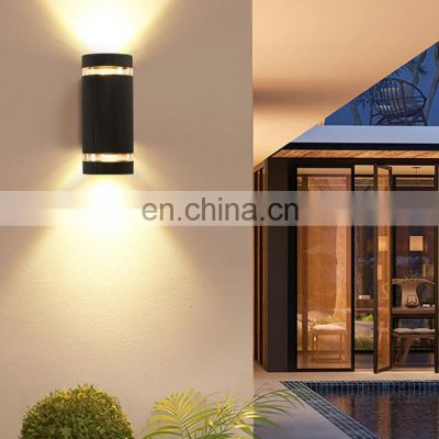 Modern Garden Wall Lights Aluminum Outdoor Fixture Luminaire Black Vintage Lantern Luxury Wall LED Lamp