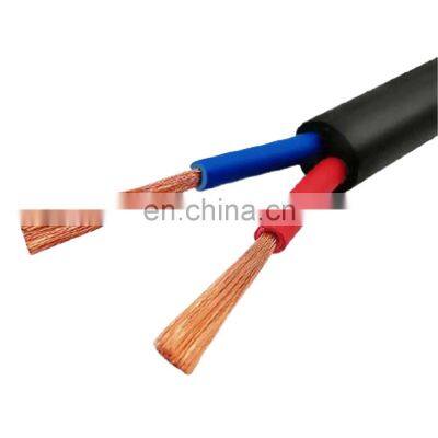 3 core copper solid conductor bvv pvc insulated electric wire control cable