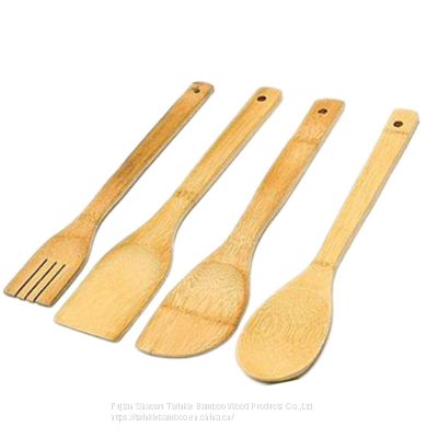 Bamboo cooking utensil wholesale kitchen utensils AMAZON made in China twinkle bamboo