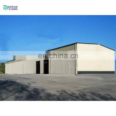 prefabricated factory two story building steel structure storage hangar