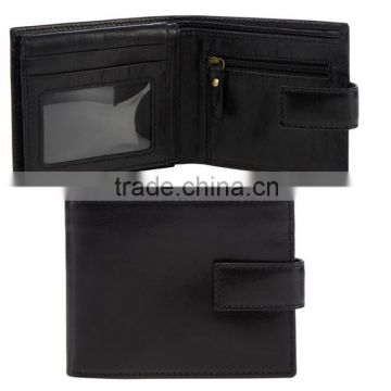 Factory handmade leather coin pocket wallet genuine leather Rfid card holder wallet