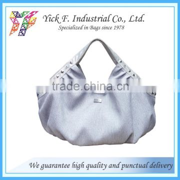 Fashionable Beautiful Shiny polyester Handbag for ladies women
