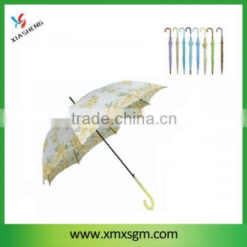 Flower Pattern Straight Umbrella