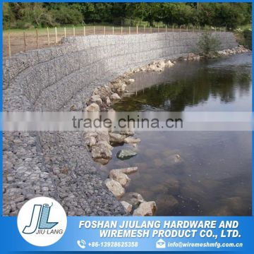 corrosion prevention with gracefully shaped hexagonal gabion wire mesh box