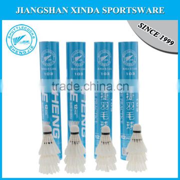 Good Quality Goose Feather Cheap Shuttlecock Badminton