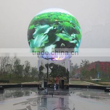 new technology design curve spherical screen led sphere display outdoor