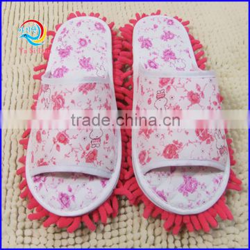 Chenille Cleaning Slippers