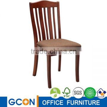 Wood dining chair with cushion