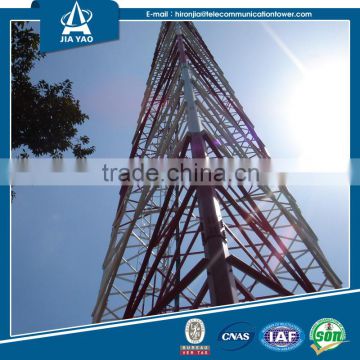 15m silver rooftop steel radio tower China supplier