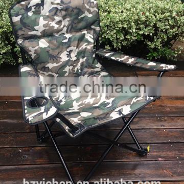 highline camo armrest folding camping chair