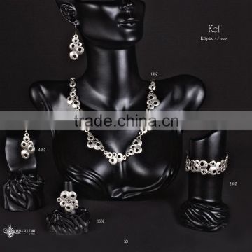 Fashion turkish style silver plated necklace Kef 1552