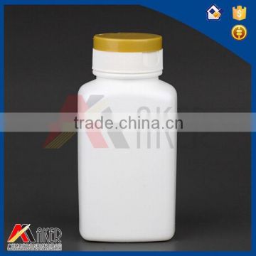 150ml White Color round plastic bottle with flip top cap, wooden bottle cap