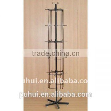 china floor metal spinning pegs rack with good quality