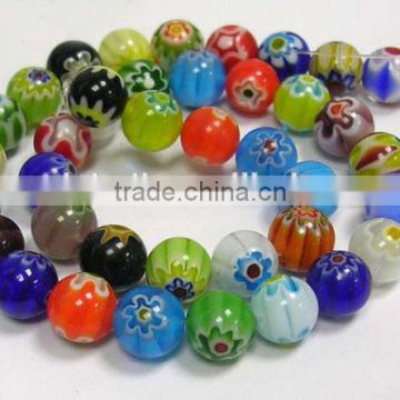 Awesome Handmade Millefiori Lampwork Glass Beads Strings(LK04)