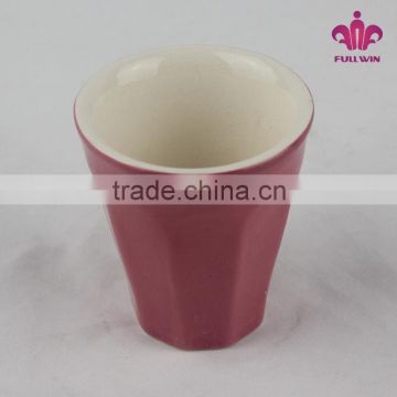 Ceramic mug no handle