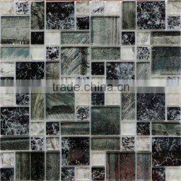 2016 New Trend Glass Mosaic Artistic Painting Glass Mosaic Tiles BDS-135