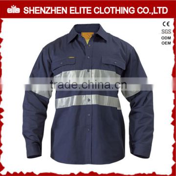 3M 8910 reflective mechanic navy blue work shirts