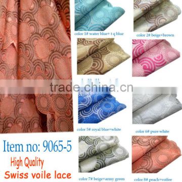 Promotional African Fabrics Lace 100% Cotton Swiss Voile Lace