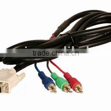 DVI To 3RCA Cable/DVI TO Audio Cable/ DVI TO RCA CABLE