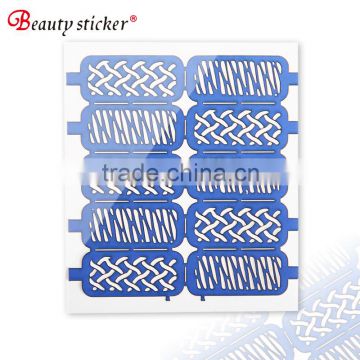 Mashup color and design beautiful fashionable DIY by yourself nail new trand art hollow sticker