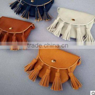 MS70047P Girls tassle fringe PU single shoulder bags