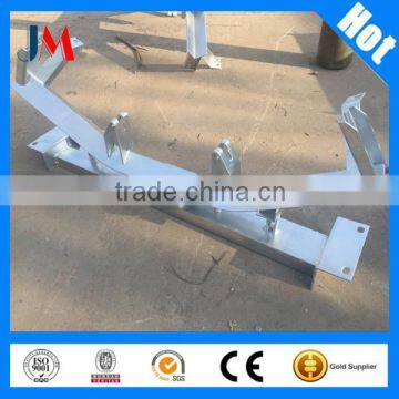 DIN standard roller bracket conveyor frame, idler bracket station
