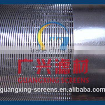 welded wire pipe/deep water well screen/spiral welded screen pipe screen