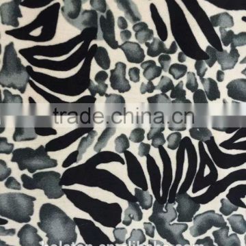 snatchy pattern custom printed velvet fabric pouch