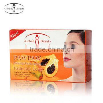 Hot Sale Aichun Beauty PAWPAW Whitening&Freckle Fade Out Soap
