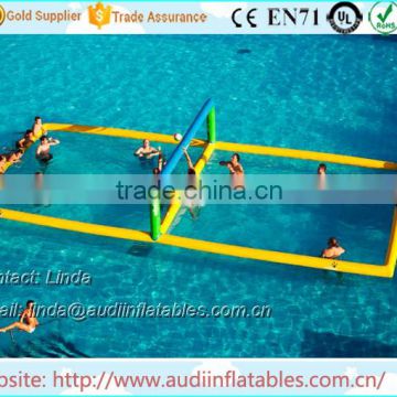 wholesale commercail inflatable water volleyball court factory