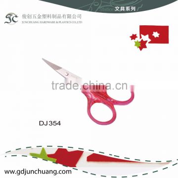 Professional popular low price soft grip stationery scissors