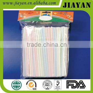 china supplier colorful stripped flexible drink straw