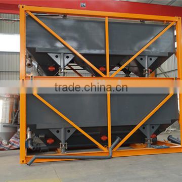 steel two step stackable r type cement silo cost with low price