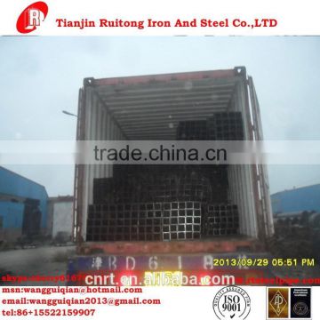 Black Carbon Steel Square Pipe Specifications
