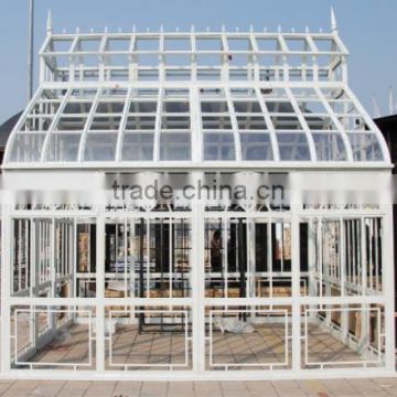 Trade assurance Galvanized steel frame garden greenhouse China supplier