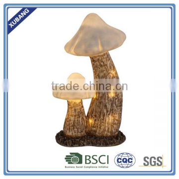 outdoor resin mushroom lamp for garden light decoration