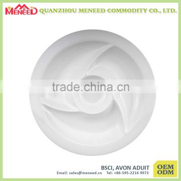 White color food grade chipping bowl, melamine chip and dip